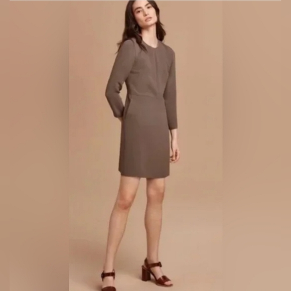 Aritzia Wilfred Taupe Vilard Dress in size 00 - Picture 1 of 7